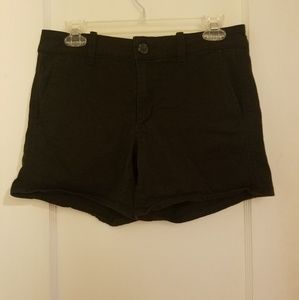 American eagle Black midi stretch shorts